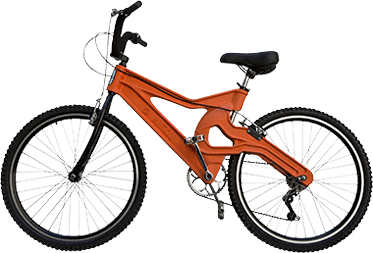 Imagem Bike Reciclada da Água Rcha Branca